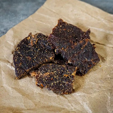Sweet and Spicy Beef Jerky | 1.5 oz. Bag | Delicious Symphony Of Teriyaki & Red Pepper Flakes | High Protein Snack | Expertly Cooked, Trimmed, & Seasoned | Single Sourced Cattle | All Natural Jerky | Big, Bold Flavor | 6 Pack | Shipping Included